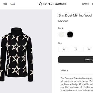 Perfect Moments Star Dust Turtleneck Sweater